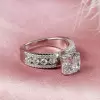 Handmade 2.0 CT Cushion Cut Engagement Ring