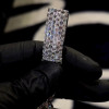 24ctw White Sapphire Infinity Statement Bracelet