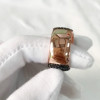 Black Sapphire Paved Bold Unisex Ring