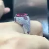 6ct Oval Cut Ruby Vintage Cocktail Ring