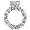 2ct Round Cut White Sapphire Engagement Ring