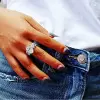Oval Cut Sterling Silver Engagement Ring