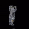 3ct Pear Cut White Sapphire Wedding Ring Set