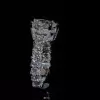 3ct Pear Cut White Sapphire Wedding Ring Set
