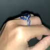 5ct Oval Cut Sapphire Twist Engagement Ring