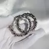 19.5ctw Pear Cut White Sapphire Hoop Earrings