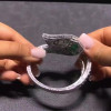 Unique Emerald Green  Free Open Bracelet