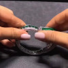 Unique Emerald Green  Free Open Bracelet