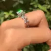 2.7ct White Sapphire Vine Wrapping Engagement Ring