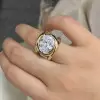 5.8ct Oval Cut White Sapphire Split Shank Engagement Ring