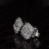 8ctw Multi-Cut White Sapphire Stud Earrings