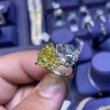 4ctw Heart cut Two-Stone Engagement Ring