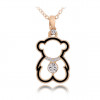 Paddington Bear Pendant Alloy Necklace