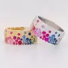 Flush Set Multicolor Sapphire Starry Band Rainbow Ring