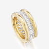 4ctw Channel Setting Emerald Cut Eternity Ring