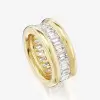 4ctw Channel Setting Emerald Cut Eternity Ring