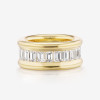 4ctw Channel Setting Emerald Cut Eternity Ring