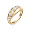 2ctw Round Cut White Sapphire Wedding Band