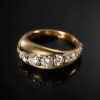 2ctw Round Cut White Sapphire Wedding Band