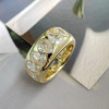 4ctw Pear Cut Multicolor Sapphire Rainbow Ring