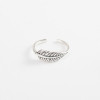 925 Sterling Silver Handmade Vintage Leaf Shape Ring