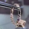 5ct Radiant Cut Champagne Sapphire Engagement Ring