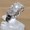 2.8ctw Round Cut Five-stone Wedding Band