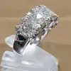 2.8ctw Round Cut Five-stone Wedding Band