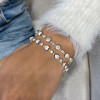 14ctw Asscher Cut Two Tone Vintage Tennis Bracelet