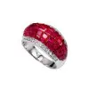 9.85ct Invisible Setting Ruby Cocktail Ring