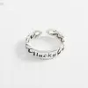 925 Sterling Silver Handmade Lucky Ring
