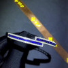 Princess&Round Cut White&Blue Sapphire Bracelet