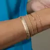 Flush Set Multicolor Sapphire Rainbow Starry Bangle