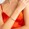 14ctw Multi-cut Multicolor Sapphire Allover Flush Set Bangle