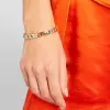 14ctw Multi-cut Multicolor Sapphire Allover Flush Set Bangle
