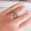 Handmade Graff Round Cut Sterling Silver Women's Band
