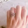 Handmade Graff Round Cut Sterling Silver Women's Band