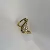 4.2ct Pear Cut Asymmetric Modern Engagement Ring