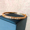 Baguette Cut White Sapphire Tennis Bangle