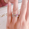 Handmade Hollowed-out Graff Sterling Silver Women's Band