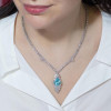 9.2ct Pear Cut Paraíba Tourmaline Necklace