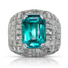 10ct Invisible Setting Emerald Engagement Ring
