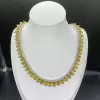 140ctw Pear Cut Yellow Sapphire Choker Necklace