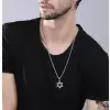 Men's Hexagon Magic Titanium Steel Necklace