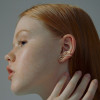 Paper Airplane Wrap Earrings Studs Clips