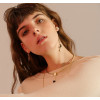 Asymmetrical Star Moon Long Stud Earrings