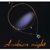Architectural Collection Arabian Night Double Layer Pendant Necklace