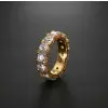 Handmade Yellow Color Round Cut Men's Ring Band
