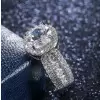2ct Round Cut Halo Engagement Ring