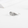 925 Sterling Silver Handmade Vintage Leaf Shape Ring